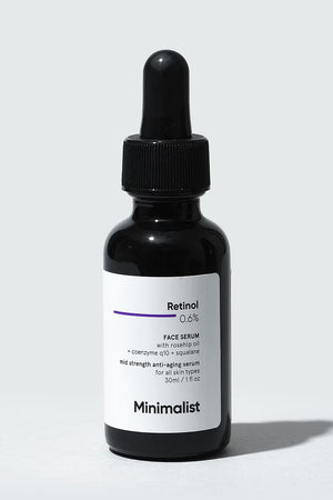Minimilist - Retinol 0.6% Face Serum 30ml - Zilion
