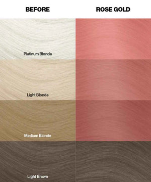 Crazy Color - Metallic Semi Permanent Hair Color Rose Gold 100ml