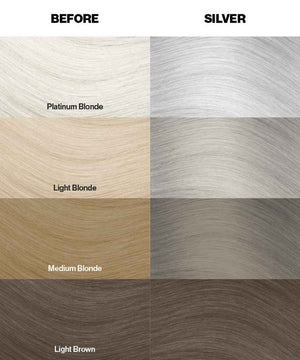 Crazy Color - Semi-Permanent Hair Color Silver 100ml