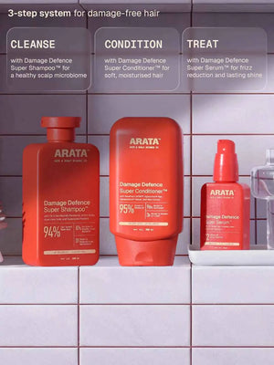 Arata - Damage Defence Super Shampoo 200ml Pack of 2