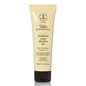 Taylor of Old Bond Street - Sandalwood Shaving Cream & After Shave Gel Duo Bundle – Taylor of Old Bond Street Sandalwood After Shave Gel 75ml