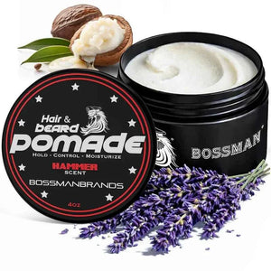 Bossman - Beard Pomade Hammer Red – Twin Pack (2 x 4oz) – Bossman - Beard Pomade Hammer Red 4oz