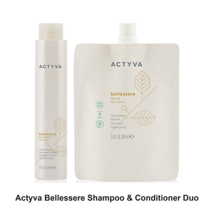 Actyva - Bellessere Shampoo & Conditioner Duo Bundle – bundle contents: Bellessere Shampoo for Daily Use Hair & Body 235ml, Bellessere Balm Hair & Body 200ml