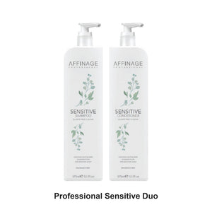 Affinage - Professional Sensitive Shampoo & Conditioner Duo Bundle – bundle contents: Professional Sensitive Shampoo 375ml, Professional Sensitive Conditioner 375ml