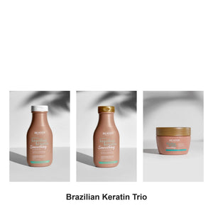 Beaver - Brazilian Keratin Shampoo, Conditioner & Mask Trio Bundle – bundle contents: Brazilian Keratin Shampoo 350ml, Brazilian Keratin Conditioner 350ml, Brazilian Keratin Mask 250ml
