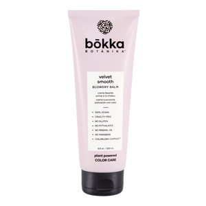 Bokka Botanika Velvet Smooth Blowdry Balm 200ml – front of bottle