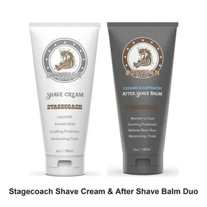 Bossman - Stagecoach Shave Cream & After Shave Balm Duo Bundle – bundle contents: Shave Cream Stagecoach 180ml, After Shave Balm Stagecoach 180ml