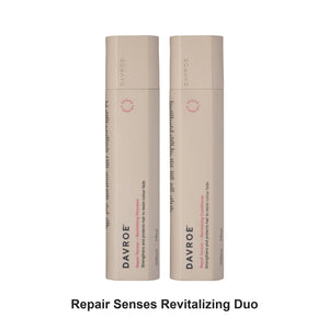 Davroe - Repair Senses Revitalizing Shampoo & Conditioner Duo Bundle – bundle contents: Repair Senses Revitalizing Shampoo 325ml, Repair Senses Revitalizing Conditioner 325ml