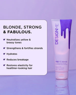DesignMe Fab Me Blonde Shampoo 250ml - image 2
