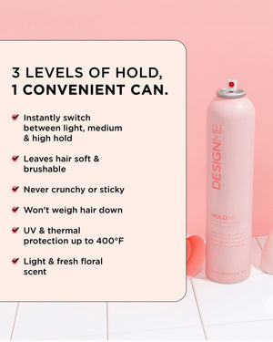 DesignMe Hold Me Three-Way Hairspray 330ml - image 3