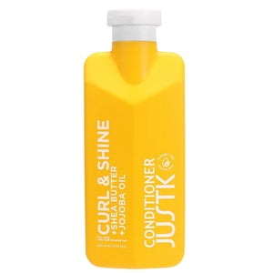 JustK - Curl & Shine Shampoo, Conditioner & Mask Trio Bundle – JustK Curl & Shine Shea Butter & Jojoba Oil Conditioner 300ml