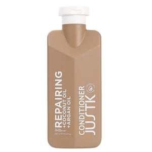 JustK - Repairing Shampoo & Conditioner Duo Bundle – JustK Repairing Coconut Oil & Argan Oil Conditioner 300ml