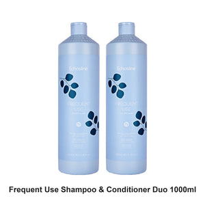 Echosline - Frequent Use Shampoo & Conditioner Duo 1000ml Bundle – bundle contents: Frequent Use Shampoo 1000ml, Frequent Use Conditioner 1000ml