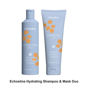 Echosline - Hydrating Shampoo & Mask Duo Bundle – bundle contents: Hydrating Shampoo 300ml, Hydrating Mask 300ml