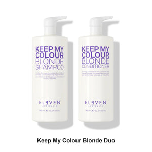 Eleven Australia - Keep My Colour Blonde Shampoo & Conditioner Duo 960ml Bundle – bundle contents: Keep My Colour Blonde Shampoo 960ml, Keep My Colour Blonde Conditioner 960ml