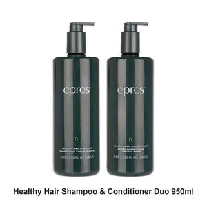 Epres - Healthy Hair Shampoo & Conditioner Duo 950ml Bundle – bundle contents: Healthy Hair Shampoo 950ml, Healthy Hair Conditioner 950ml