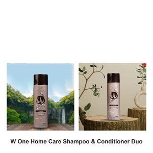 Floractive - W One Home Care Shampoo & Conditioner Duo Bundle – bundle contents: W One Home Care Shampoo 3in1 300ml, W One Home Care Conditioner 3in1 300ml