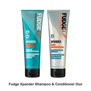 Fudge - Xpander Shampoo & Conditioner Duo Bundle – bundle contents: Xpander Shampoo 250ml, Xpander Conditioner 250ml