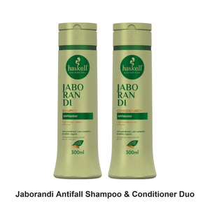 Haskell - Jaborandi Antifall Shampoo & Conditioner Duo Bundle – bundle contents: Jaborandi Antifall Shampoo 300ml, Jaborandi Antifall Conditioner 300ml