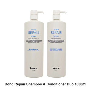 Juuce - Bond Repair Shampoo & Conditioner Duo 1000ml Bundle – bundle contents: Bond Repair Shampoo 1000ml, Bond Repair Conditioner 1000ml