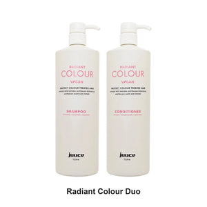 Juuce - Radiant Colour Shampoo & Conditioner Duo 1000ml Bundle – bundle contents: Radiant Colour Shampoo 1000ml, Radiant Colour Conditioner 1000ml