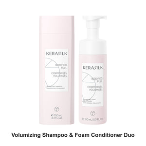 Kerasilk - Volumizing Shampoo & Foam Conditioner Duo Bundle – bundle contents: Volumizing Shampoo 250ml, Volumizing Foam Conditioner 150ml