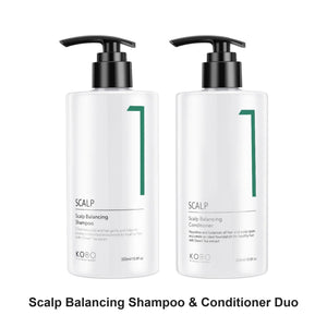 KOBO Professional - Scalp Balancing Shampoo & Conditioner Duo Bundle – bundle contents: Scalp Balancing Shampoo 320ml, Scalp Balancing Conditioner 320ml