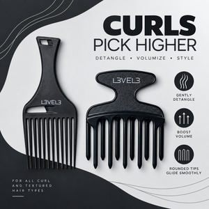 L3VEL3 Hair Pick Comb Set benefits