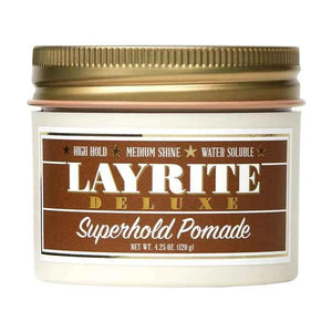 Layrite - Superhold Pomade – Twin Pack (2 x 120g) – Layrite - Superhold Pomade 120g