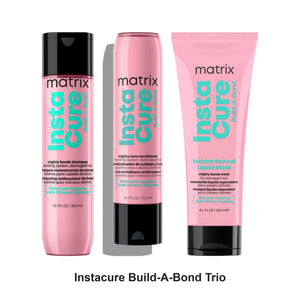 Matrix - Instacure Build-A-Bond Shampoo, Conditioner & Mask Trio Bundle – bundle contents: Instacure Build A Bond Shampoo 300ml, Instacure Build A Bond Conditioner 300ml, Instacure Build A Bond Mask 250ml