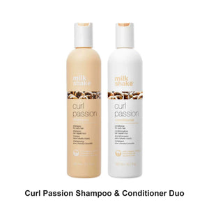 Milk Shake - Curl Passion Shampoo & Conditioner Duo Bundle – bundle contents: Curl Passion Shampoo 300ml, Curl Passion Conditioner 300ml