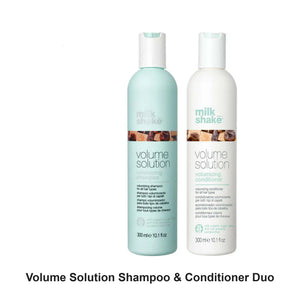 Milk Shake - Volume Solution Shampoo & Conditioner Duo Bundle – bundle contents: Volume Solution Shampoo 300ml, Volume Solution Conditioner 300ml