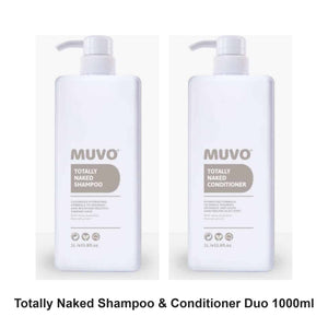 Muvo - Totally Naked Shampoo & Conditioner Duo 1000ml Bundle – bundle contents: Totally Naked Shampoo 1000ml, Totally Naked Conditioner 1000ml