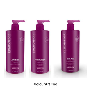 Natural Look - ColourArt Shampoo, Conditioner & Deep Mask Trio 1L Bundle – bundle contents: ColourArt Shampoo 1L, ColourArt Conditioner 1L, ColourArt Deep Mask 1L
