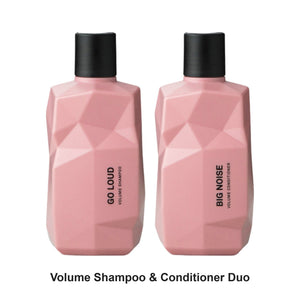Nine Yards - Volume Shampoo & Conditioner Duo Bundle – bundle contents: Go Loud Volume Shampoo 300ml, Big Noise Volume Conditioner 300ml