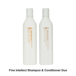 O&M - Fine Intellect Shampoo & Conditioner Duo Bundle – bundle contents: Fine Intellect Shampoo 350ml, Fine Intellect Conditioner 350ml