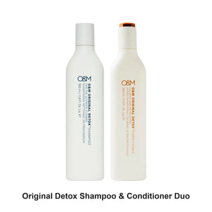 O&M - Original Detox Shampoo & Conditioner Duo Bundle – bundle contents: Original Detox Shampoo 350ml, Original Detox Conditioner 350ml