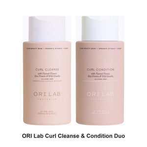 ORI Lab - Curl Cleanse & Condition Duo Bundle – bundle contents: Curl Cleanse 300ml, Curl Condition 300ml