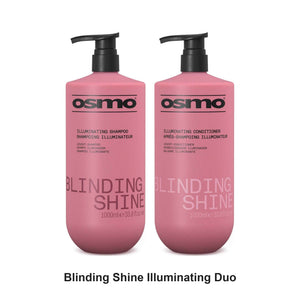 Osmo - Blinding Shine Illuminating Shampoo & Conditioner Duo 1000ml Bundle – bundle contents: Blinding Shine Illuminating Shampoo 1000ml, Blinding Shine Illuminating Conditioner 1000ml