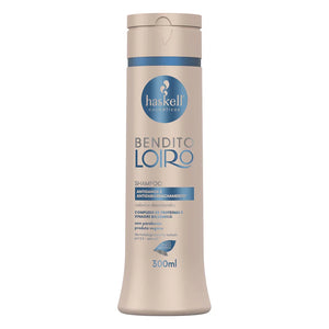 Haskell - Bendito Loiro Shampoo, Conditioner, Mask & Fluid Quad Bundle – Haskell Bendito Loiro (Blessed Blond) Shampoo 300ml