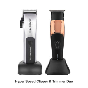 Silver Bullet - Hyper Speed Clipper & Trimmer Duo Bundle – bundle contents: Hyper Speed Clipper, Hyper Speed Trimmer