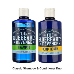 The Bluebeards Revenge - Classic Shampoo & Conditioner Duo Bundle – bundle contents: Classic Shampoo 300ml, Classic Conditioner 300ml