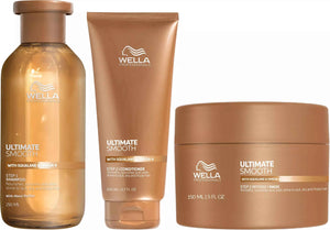 Wella Professionals - Ultimate Smooth Shampoo, Conditioner & Mask Trio Bundle