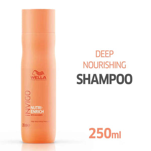 Wella Professionals - Invigo Nutri-Enrich Deep Nourishing Shampoo 250ml, Conditioner 200ml & Mask 150mlTrio Bundle