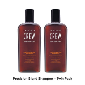 American Crew - Precision Blend Shampoo – Twin Pack (2 x 250ml) – bundle contents: 2 x American Crew - Precision Blend Shampoo 250ml