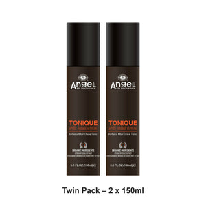 Angel En Provence - Black Angel For Men Verbena Aftershave Tonic – Twin Pack (2 x 150ml) – bundle contents: 2 x Angel En Provence - Black Angel For Men Verbena Aftershave Tonic 150ml