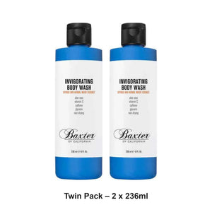 Baxter Of California - Invigorating Body Wash Citrus and Herbal Musk – Twin Pack (2 x 236ml) – bundle contents: 2 x Baxter Of California - Invigorating Body Wash Citrus and Herbal Musk 236ml