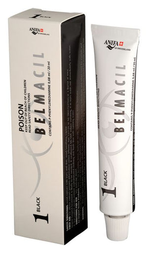 Belmacil - Black Lash & Brow Tint & 3% Oxidant Creme Duo Bundle – Belmacil Black Lash & Brow Tint 20ml