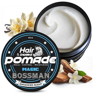 Bossman - Beard Pomade Magic Blue – Twin Pack (2 x 4oz) – Bossman - Beard Pomade Magic Blue 4oz