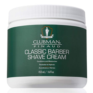 Clubman Pinaud - Classic Barber Shave Cream & After Shave Lotion Duo Bundle – Clubman Pinaud Classic Barber Shave Cream 453ml